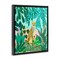 Stupell Industries Stoic Leopard Tropical Forest Floating Frame, design by Nabeela Rumi